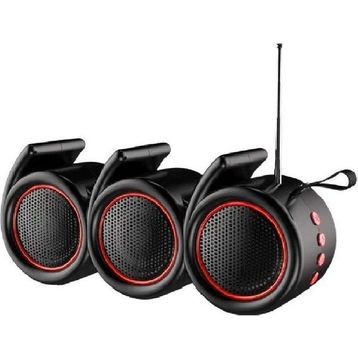 Concord 666SRGB Kırmızı Bluetooth Hoparlör