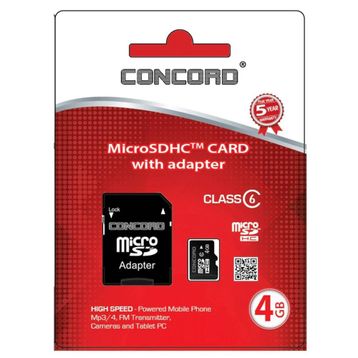 Concord C-M4 4 GB Class 6 Micro SD Hafıza Kartı