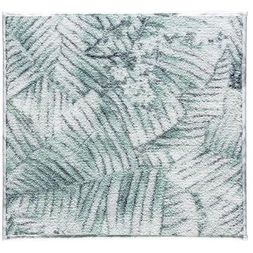 Confetti Jungle 57x100-50x57 cm Yeşil Banyo Halısı