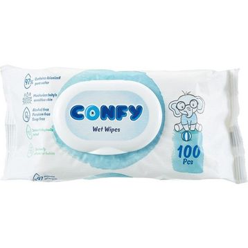 Confy Natural Care Sensitive 100 Yaprak Islak Mendil