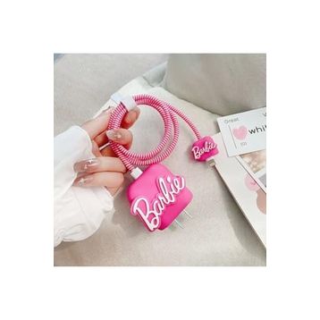 Constrain iPhone 18W 20W İle Uyumlu Barbie Şarj Kablosu Koruyucu