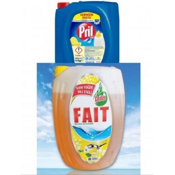 Contes 5 lt Fait + Pril 4 lt Bulaşık Deterjanı