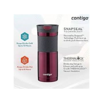 Contigo Byron Snapseal Pembe 470 ml Termos Bardak