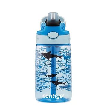 Contigo Gizmo Flip Pro Sharks Tritan 420 ml Açık Mavi Çocuk Suluğu