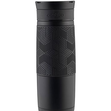Contigo Metra Vakumlu Tek El Çevir Siyah 470 ml Termos