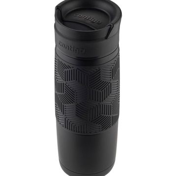 Contigo Metra Vakumlu Tek El Çevir Siyah 470 ml Termos
