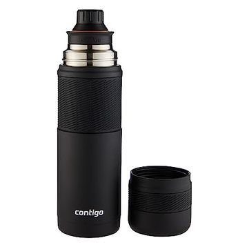 Contigo Thermal Bardaklı 740 ml Siyah Çelik Termos
