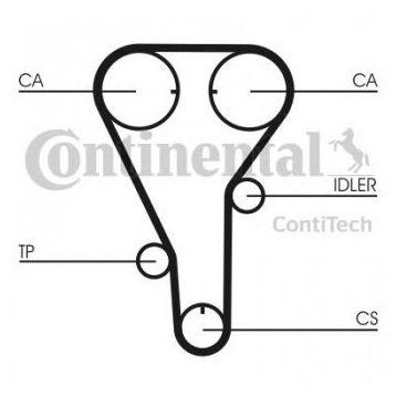 Contitech CT787 Eksantrik Kayışı