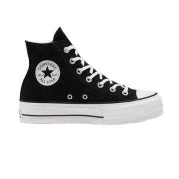 Converse Chuck Taylor All Star Platform Canvas 560845C Unisex Siyah/Beyaz Günlük Sneaker Ayakkabı