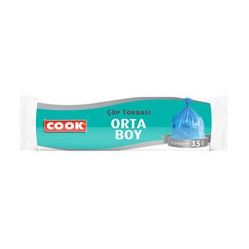 Cook 15'li Orta Boy Çöp Torbası