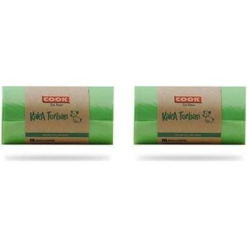 Cook 2 Paket Yeşil Kaka Torbası Yedeği
