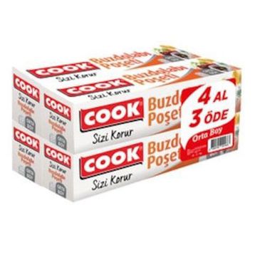 Cook 80 Adet Orta Boy Buzdolabı Poşeti