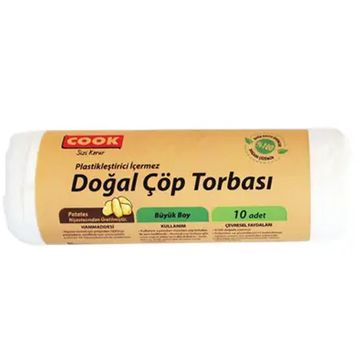 Cook Büyük Boy 10'lu 68x80 cm Çöp Torbası