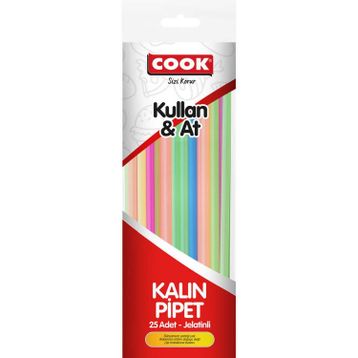 Cook Kalın Jelatinli 25 Adet Pipet