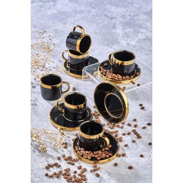 Cooker 2829 Siyah Fincan Takımı