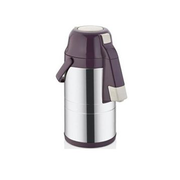 Cooker CKR-2008 3.5 lt Pompalı Çelik Mor Termos