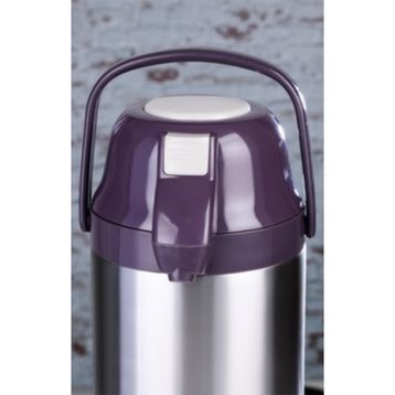 Cooker CKR-2009 4.5 lt Mor Pompalı Çelik Siyah Termos