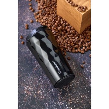 Cooker CKR-2048 Siyah Termos 350 ml Paslanmaz Çelik Termos