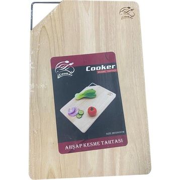 Cooker CKR-386 38x25x2 Köşeli Ahşap Kesme Tahtası