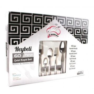 Cooker CKR2615 Heybeli 60 Parça Çatal Kaşık Bıçak Seti