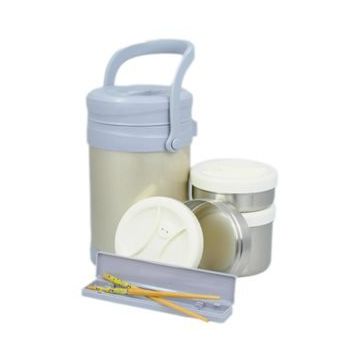Cooker YK-1113 Lila 2.2 lt Çelik Yemek Termosu