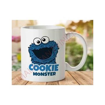 Cookie Monster Kurabiye Baskılı Kupa