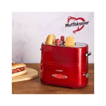 Cookplus Mutfaksever 2'li Sosisli Sandviç Yapma Makinesi