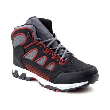 Cool Mars Outdoor Trekking Siyah Kırmızı Erkek Çocuk Bot
