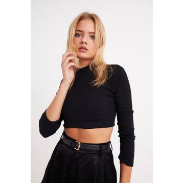 Cool & Sexy CG 113 Siyah Kadın Bluz
