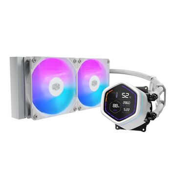 Cooler Master MasterLiquid Core Nex Digital 240 ARGB MLX-D24M-A18PW-RD Beyaz 240 mm İşlemci Sıvı Soğutucu
