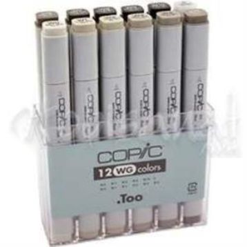 Copic 12'li Set Warm Grey Marker Kalem