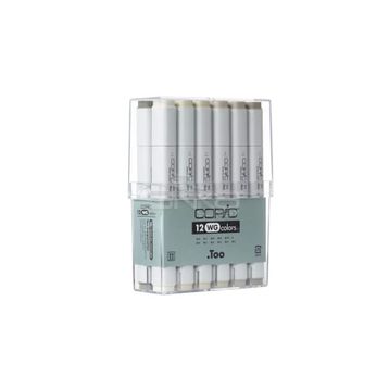 Copic 12'li Set Warm Grey Marker Kalem