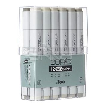 Copic 12'li Set Warm Grey Marker Kalem