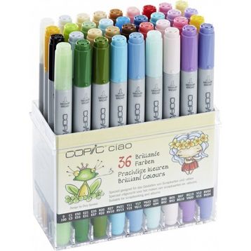 Copic Ciao 36'lı Set Brilliant Colors Marker Kalem