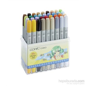 Copic Ciao 36'lı Set Manga Marker Kalem