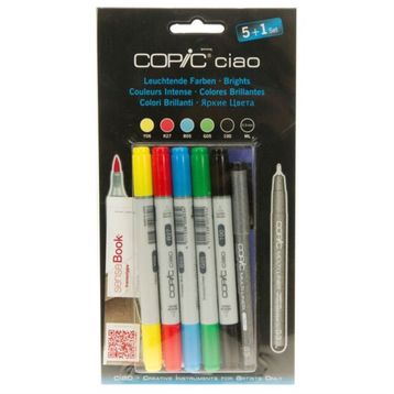 Copic Ciao 5+1 Brights Marker Set
