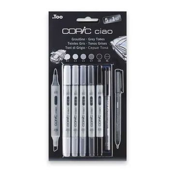 Copic Ciao 5+1 Set Grey Tones Marker Kalem