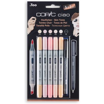 Copic Ciao 5+1 Skin Tones Set