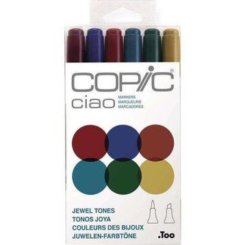 Copic Ciao 6'lı Set Jevel Tones Marker Kalem