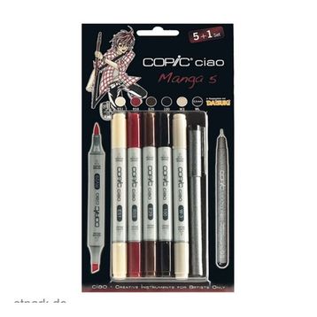 Copic Ciao Marker Set 5+1 Manga 5 Marker Set