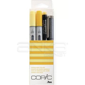 Copic Doodle Pack Sarı 4'lü Kalem Seti