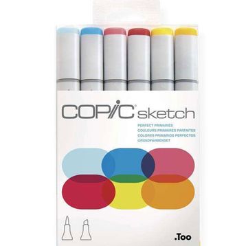 Copic Sketch 6'lı Perfect Prımarıes Marker Set