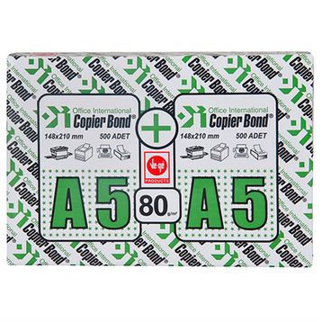 Copıer Bond A5 500+500 Adet x 5 Paket 80 gr Fotokopi Kağıdı