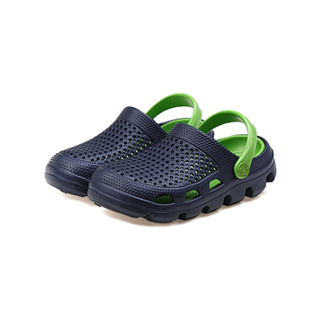Coqui 6101-BUGY-NAVY-LIME Mavi Çocuk Terlik