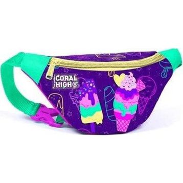 Coral High 11531 Kids Mor Pembe Dondurma Desenli Bel Çantası