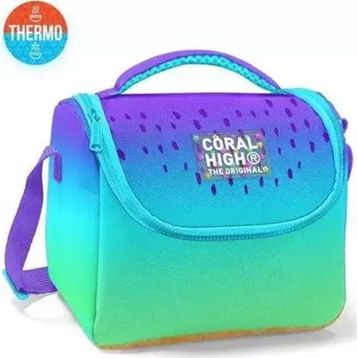Coral High 11777 Kids Mor Lila Renk Geçişli Thermo Beslenme Çantası