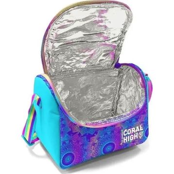 Coral High 11883 Kids Pembe Turkuaz Fil Desenli Thermo Beslenme Çantası