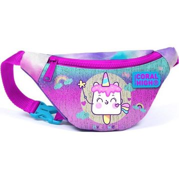 Coral High 12635 Kids Renkli Batik Unicorn Dondurma Desenli Bel Çantası