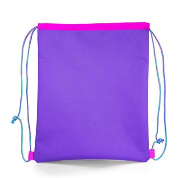 Coral High 12644 Kids Pembe Mor Milkshake Dondurma Desenli İpli Büzgülü Sırt Çantası