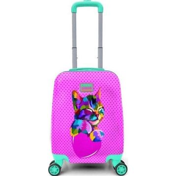 Coral High 16730 Pembe Su Yeşili Çocuk Valizi